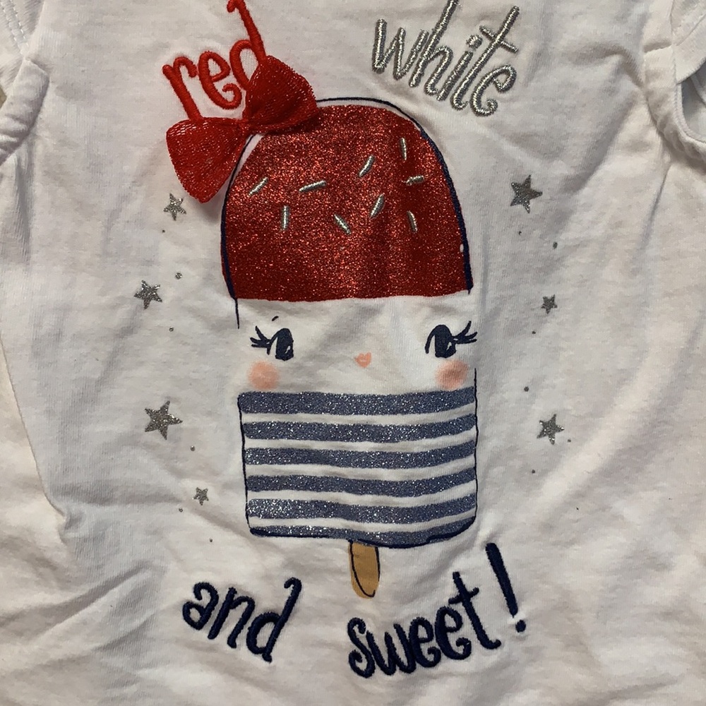 4th of July girls shirt! - Picture 2 of 3